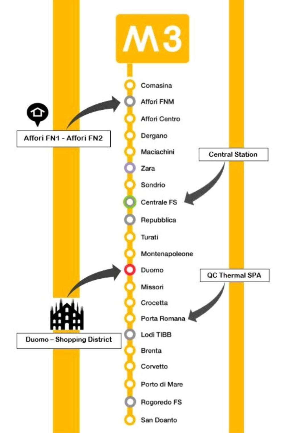 Modern Apartments Mm3 Afforifn Only 15 Min From Duomo Milan Luaran gambar